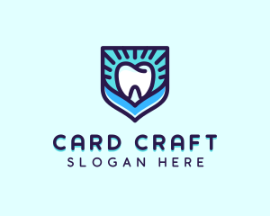 Dental Clinic Tooth Shield logo design