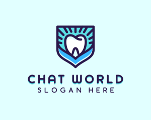 Dental Clinic Tooth Shield logo design