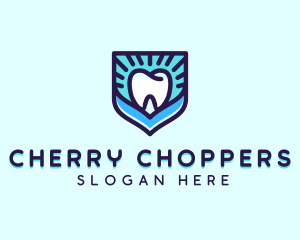 Dental Clinic Tooth Shield logo design