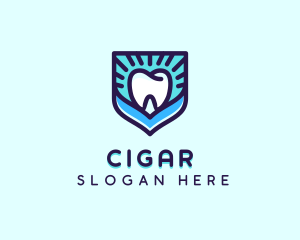 Dental Clinic Tooth Shield logo design