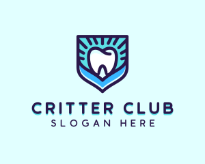 Dental Clinic Tooth Shield logo design