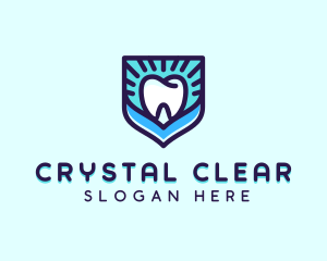 Dental Clinic Tooth Shield logo design