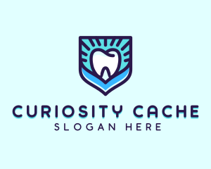 Dental Clinic Tooth Shield logo design