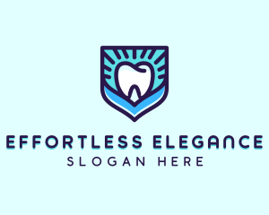 Dental Clinic Tooth Shield logo design