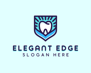 Dental Clinic Tooth Shield logo design