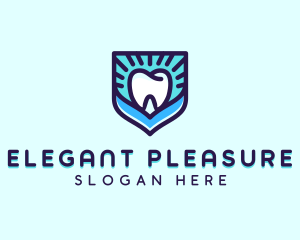 Dental Clinic Tooth Shield logo design