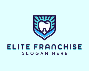 Dental Clinic Tooth Shield logo design