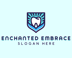 Dental Clinic Tooth Shield logo design