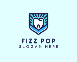 Dental Clinic Tooth Shield logo design