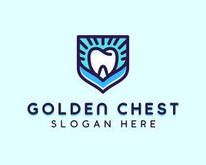 Dental Clinic Tooth Shield logo design