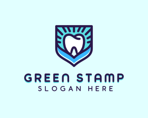 Dental Clinic Tooth Shield logo design