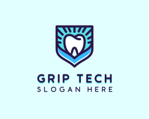 Dental Clinic Tooth Shield logo design