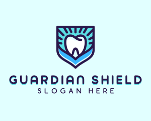 Dental Clinic Tooth Shield logo design