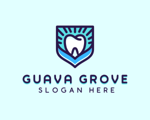 Dental Clinic Tooth Shield logo design