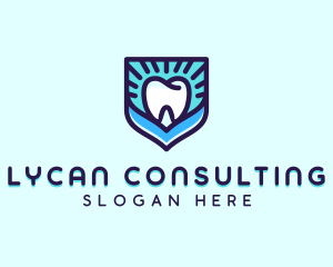 Dental Clinic Tooth Shield logo design