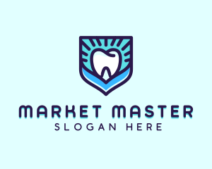 Dental Clinic Tooth Shield logo design