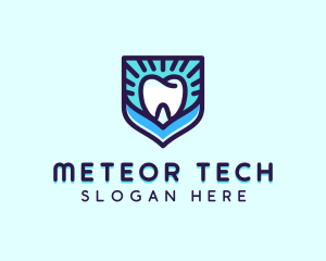 Dental Clinic Tooth Shield logo design