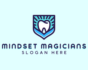 Dental Clinic Tooth Shield logo design