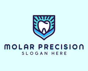 Dental Clinic Tooth Shield logo