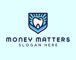 Dental Clinic Tooth Shield logo design