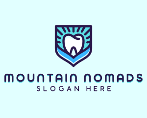 Dental Clinic Tooth Shield logo design