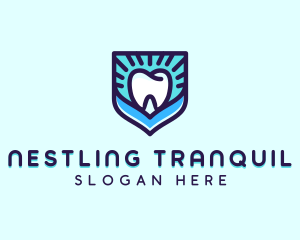 Dental Clinic Tooth Shield logo design