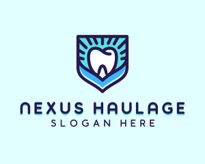 Dental Clinic Tooth Shield logo design