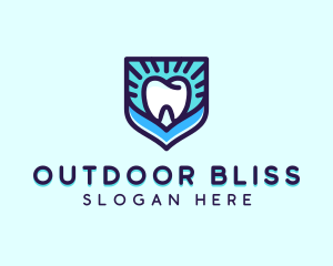 Dental Clinic Tooth Shield logo design