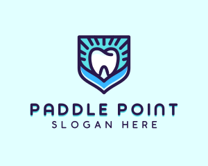 Dental Clinic Tooth Shield logo design