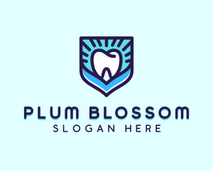 Dental Clinic Tooth Shield logo design