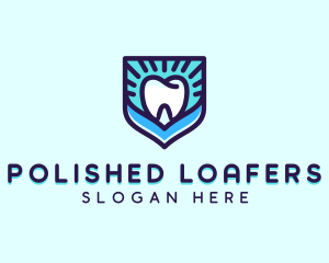 Dental Clinic Tooth Shield logo design