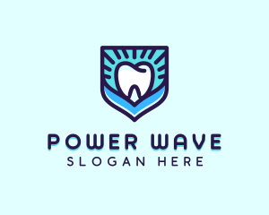 Dental Clinic Tooth Shield logo design