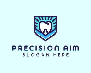 Dental Clinic Tooth Shield logo design