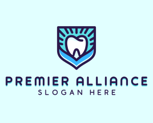 Dental Clinic Tooth Shield logo design