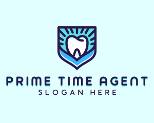 Dental Clinic Tooth Shield logo design