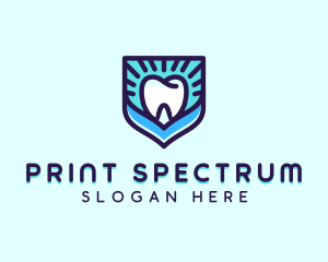 Dental Clinic Tooth Shield logo design