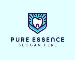 Dental Clinic Tooth Shield logo design