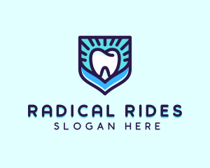 Dental Clinic Tooth Shield logo design