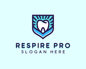 Dental Clinic Tooth Shield logo design