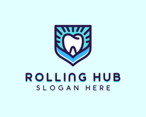 Dental Clinic Tooth Shield logo design