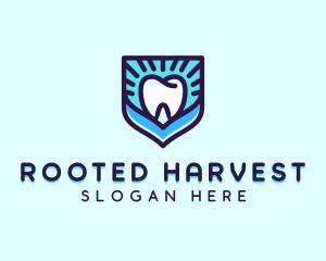 Dental Clinic Tooth Shield logo design