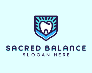 Dental Clinic Tooth Shield logo design