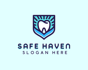 Dental Clinic Tooth Shield logo