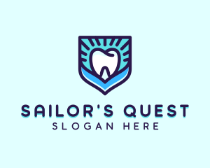 Dental Clinic Tooth Shield logo design