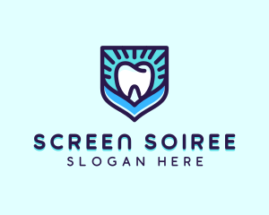 Dental Clinic Tooth Shield logo design