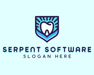 Dental Clinic Tooth Shield logo design