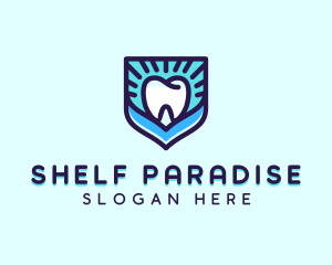 Dental Clinic Tooth Shield logo design