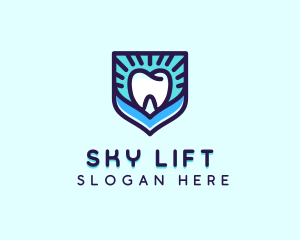 Dental Clinic Tooth Shield logo design