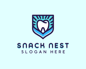 Dental Clinic Tooth Shield logo design