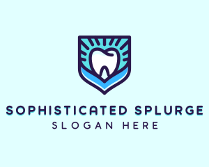 Dental Clinic Tooth Shield logo design